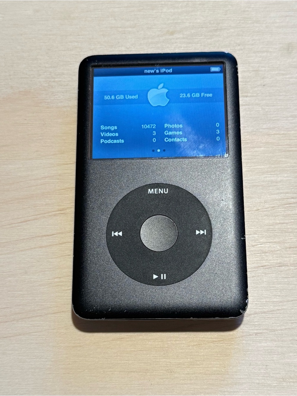 iPod Model:A1238 6thGEN 80GB Blk Tested Good w/10472-Song-Charge Read Info Blw! - Picture 8 of 16